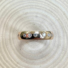 Load image into Gallery viewer, 9ct Rose Gold Diamond Set Band
