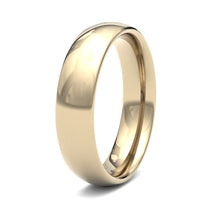 Load image into Gallery viewer, Preloved 9ct Yellow Gold 6mm Court Wedding Ring
