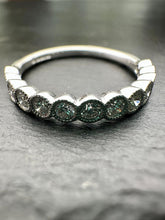 Load image into Gallery viewer, Platinum Millgrain Diamond Eternity Ring
