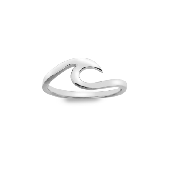 Sterling Silver Waves Ring