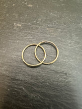 Load image into Gallery viewer, Preloved 9ct Yellow Gold Filed Pattern Huggies
