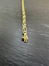 Load image into Gallery viewer, Preloved 14ct Gold Greek Key Bracelet
