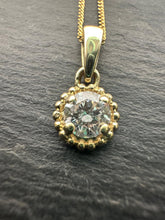 Load image into Gallery viewer, 9ct Yellow Gold Round Lab Grown Diamond Pendant

