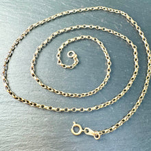 Load image into Gallery viewer, Preloved 9ct Yellow Gold Filed Trace Chain 22"
