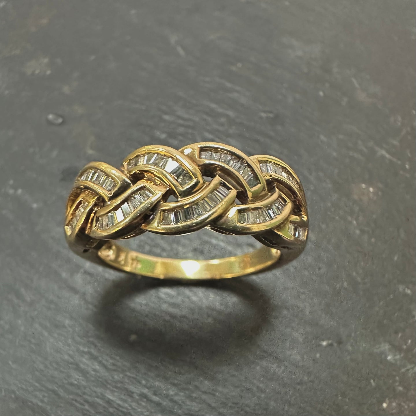 9ct Yellow Gold Platted Ring