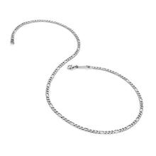 Load image into Gallery viewer, Ava &amp; Sky Stainless Steel Figaro Necklace
