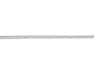 Sterling Silver Curb Chain Bracelet 8.5"