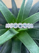 Load image into Gallery viewer, Platinum Millgrain Diamond Eternity Ring
