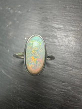 Load image into Gallery viewer, Sterling Silver White Opal Ring
