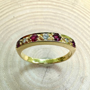Pre-Loved 18ct Ruby and Diamond Ring