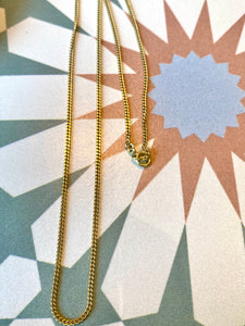 Preloved 18ct Yellow Gold Filed Curb Chain 20"