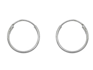 Sterling Silver 12mm Hoops