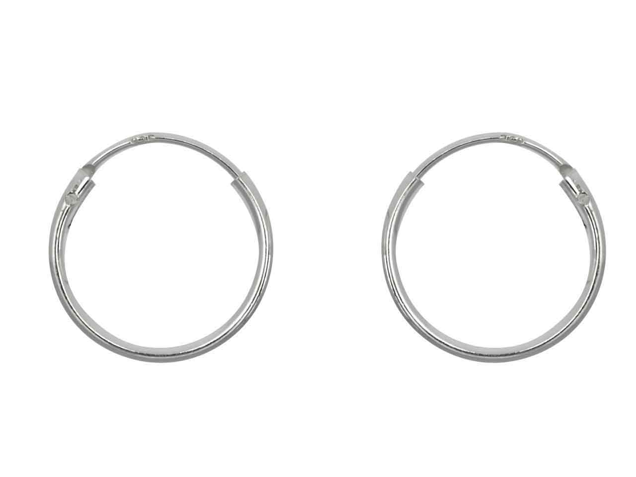 Sterling Silver 12mm Hoops