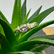 Load image into Gallery viewer, Sterling Silver &amp; 9ct Gold Spinel Ring
