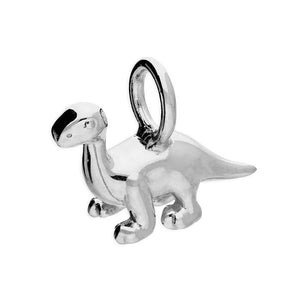 Sterling Silver Diplodocus Dinosaur Pendant and Chain