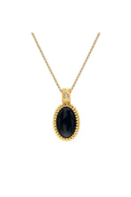 Load image into Gallery viewer, HD X JJ Black Onyx Oval Pendant
