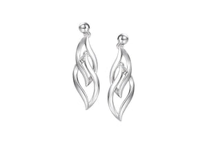 Flame Sterling Silver Earrings