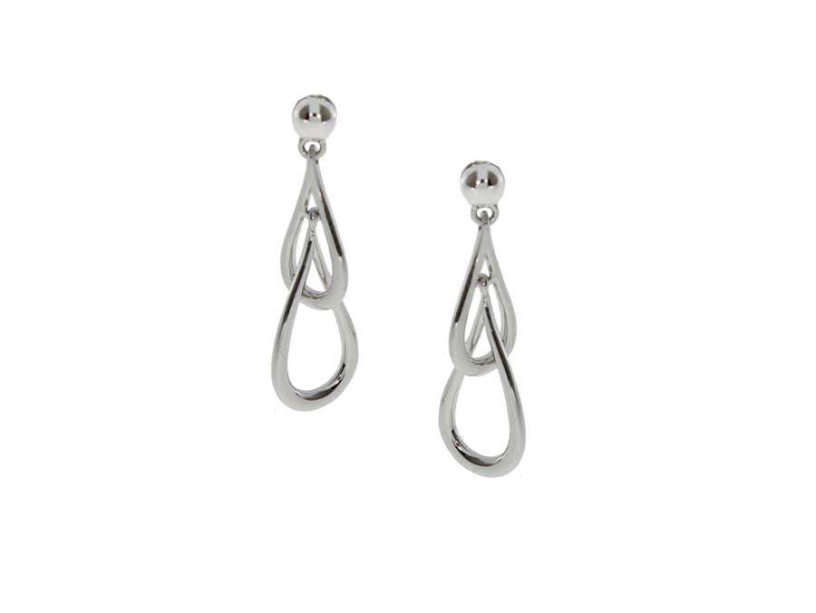 Teardrops Sterling Silver Earrings