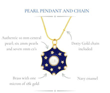 Load image into Gallery viewer, Pearl - June&#39;s Birthstone Mythology Pendant
