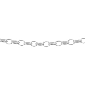 Sterling Silver Oval Belcher Chain