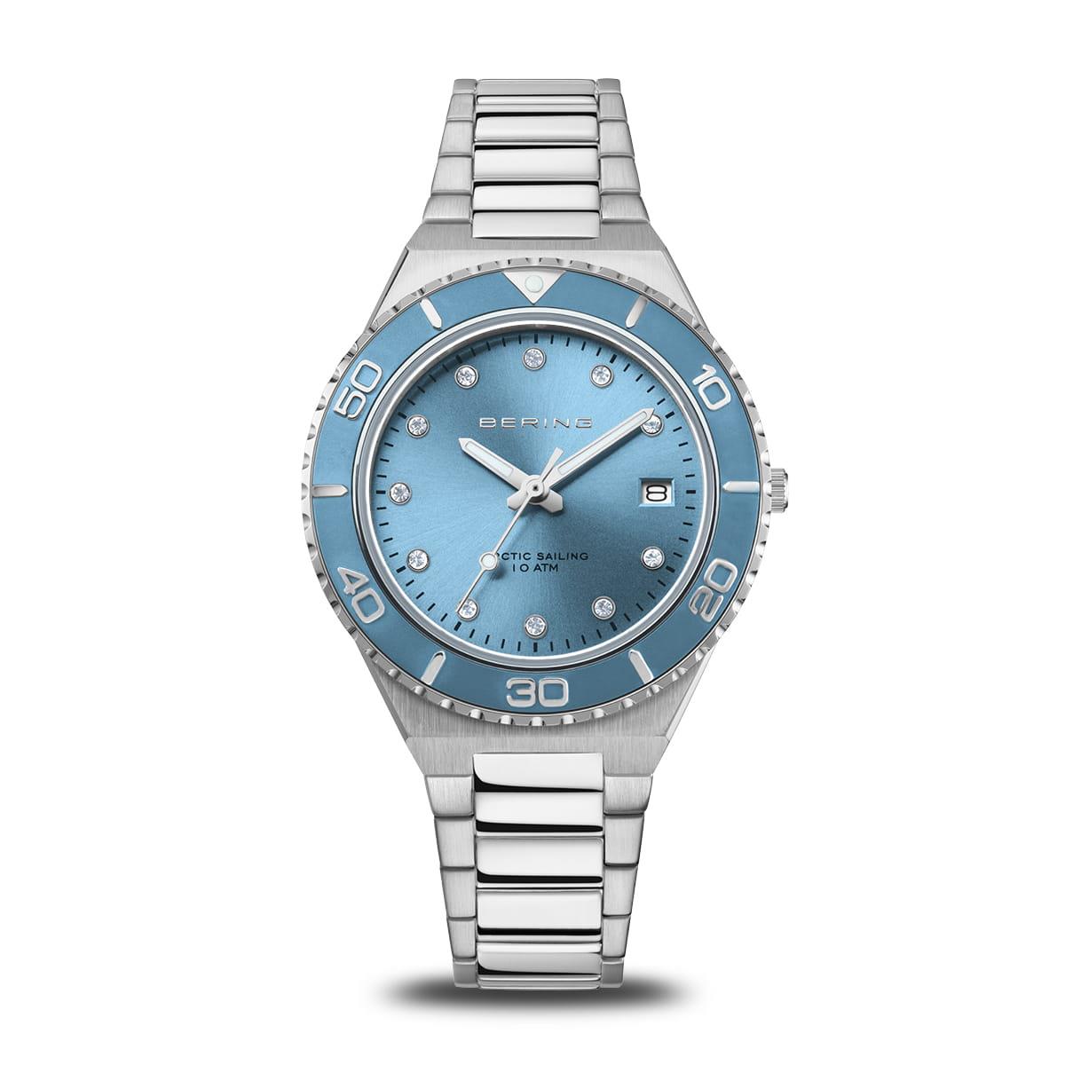 Bering Ladies Classic | Polished/Brushed Silver Watch