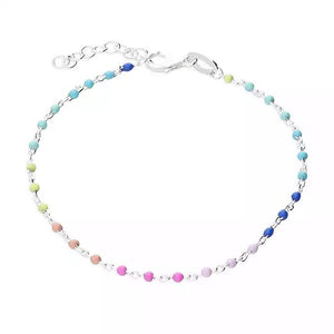 Sterling Silver Rainbow Bracelet