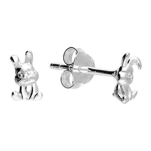 Sterling Silver Cute Bunny Studs