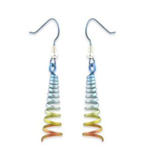 Titanium Unicorn Horn Drop Earrings