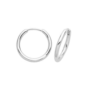 Sterling Silver 15mm Hinged Hoops