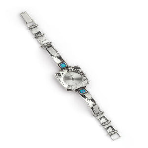 Sterling Silver Opalite Watch