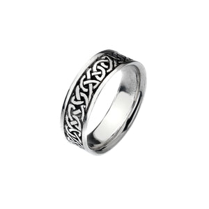 Sterling Silver Celtic Loop Knot Ring