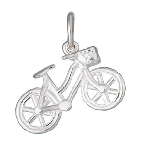 Sterling Silver Bicycle Charm / Pendant