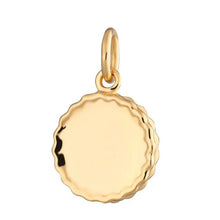 Load image into Gallery viewer, Gold Plated Jammie Dodger Biscuit Charm
