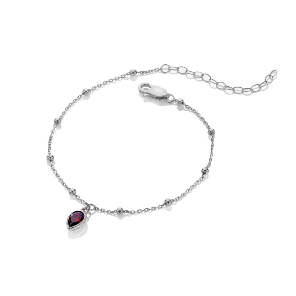 Sterling Silver July Bracelet
