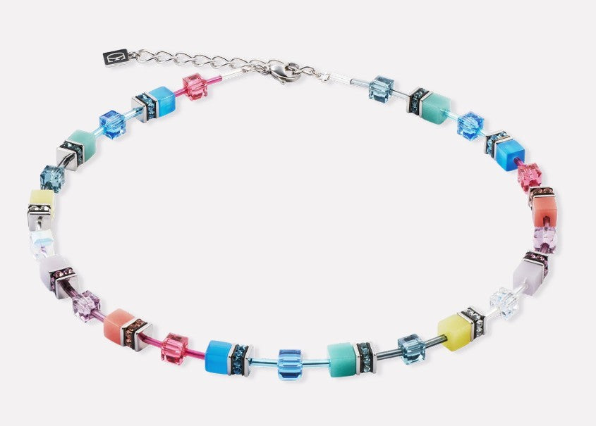 Coeur De Lion GeoCUBE Iconic necklace Magic silver