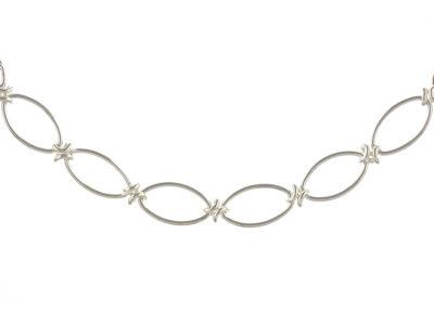 Sterling Silver Handmade Open Link Bracelet