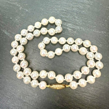 Load image into Gallery viewer, Mikimoto 6.5-7mm Round Cultured Pearl String
