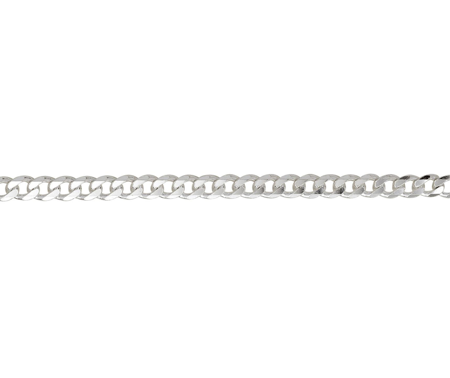 Sterling Silver Metric Curb Chain Bracelet 8.5