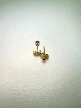 Load image into Gallery viewer, 9ct Yellow Gold Ruby Studs
