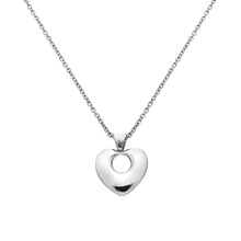 Load image into Gallery viewer, Ava &amp; Sky Stainless Steel Open Heart Necklace
