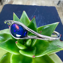 Load image into Gallery viewer, Sterling Silver Opal Bangle
