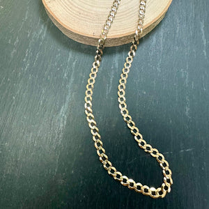 Pre-Loved 9ct Yellow Gold Flat Curb Chain