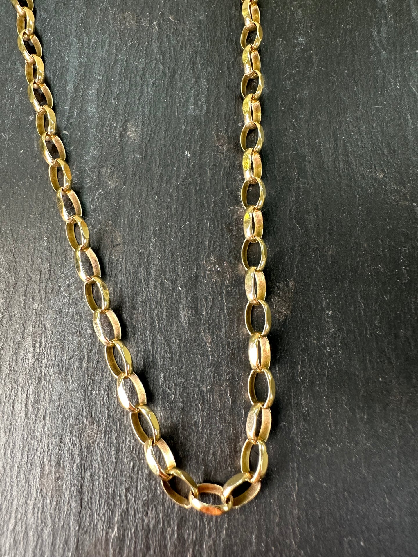 Preloved 9ct Yellow Gold Filed Belcher chain