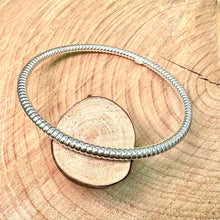 Load image into Gallery viewer, Preloved Sterling Silver Patterned Bangle
