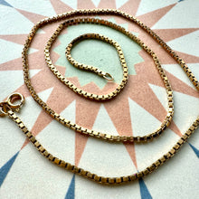 Load image into Gallery viewer, Preloved 9ct Yellow Gold 1.7mm Box Chain 20"
