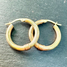 Load image into Gallery viewer, Preloved 9ct Yellow Gold Hoops
