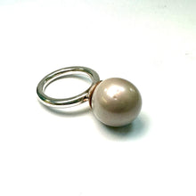 Load image into Gallery viewer, Silver &amp; 9ct Yellow Gold South Sea Cocktail Ring
