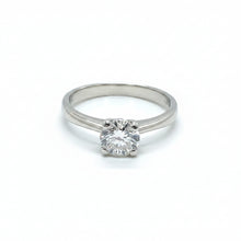 Load image into Gallery viewer, Preloved Platinum 0.45ct Diamond Solitare Ring
