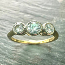 Load image into Gallery viewer, Preloved 18ct 3 Stone Diamond Ring
