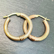 Load image into Gallery viewer, Preloved 9ct Yellow Gold Hoops
